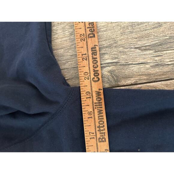 47 Brand Women's Blue Detroit Tigers 1/4 Zip Mock Neck Cropped Sweatshirt Size S - Picture 6 of 7